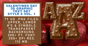 Valentine's Graphic Text Vol 1 Set 6