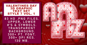 Valentine's Graphic Text Vol 1 Set 7