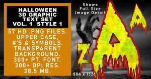 Halloween Graphic Text Vol 1 Set 1