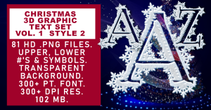 Christmas Graphic Text Set Vol 1 Set 2