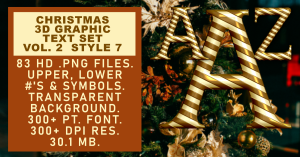 Christmas Graphics Text Set Vol 1 Set 7
