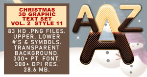 Christmas Graphic Text Set Vol 1 Set 11