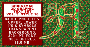 Christmas Graphic Text Set Vol 1 Set 16