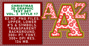 Christmas Graphic Text Set Vol 1 Set 17