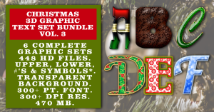 Christmas Graphic Text Bundle #3