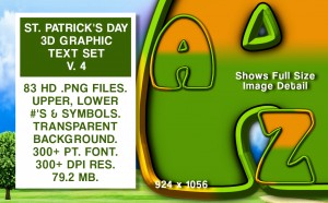 St. Patrick's Day Text Set #4