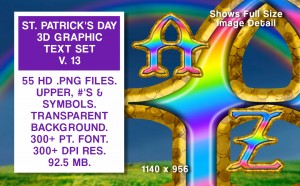 St. Patrick's Day Text Set #13