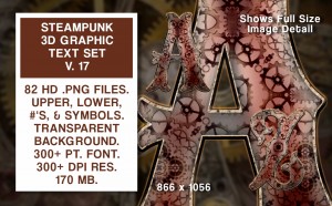 Steampunk Text Set #17