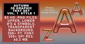 Autumn Graphic Text Set Vol 1 Set 1