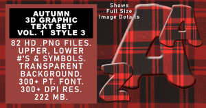 Autumn Graphic Text Set Vol1 Set 3