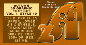 Autumn Graphic Text Set Vol1 Set10