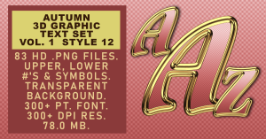 Autumn Graphic Text Set Vol1 Set 12