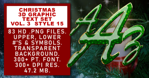 Christmas Graphic Text Set Vol 1 Set 15